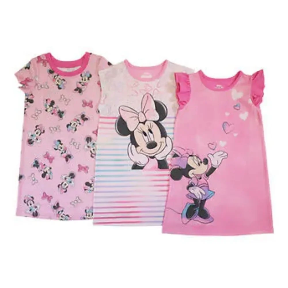 Minnie Kids' 3-pack Nightgown